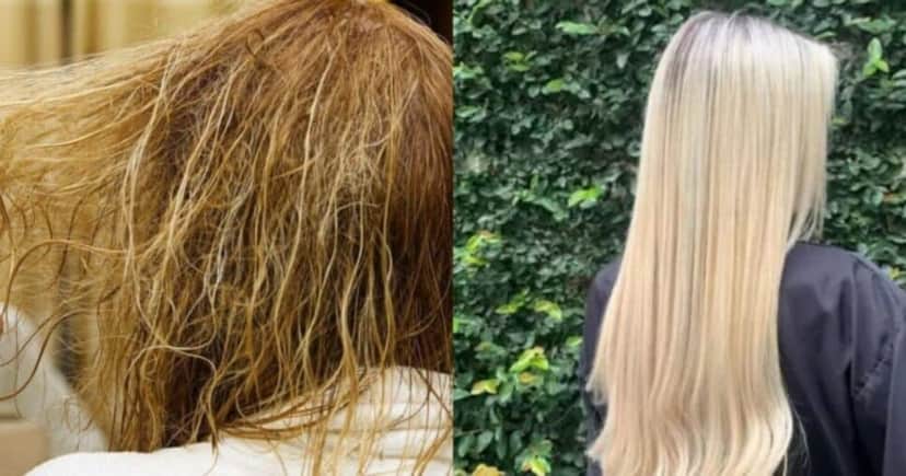 Progressiva natural com 3 ingredientes alisa todo o cabelo até a raiz - Foto: Internet Progressiva natural com 3 ingredientes alisa todo o cabelo até a raiz - Foto: Internet