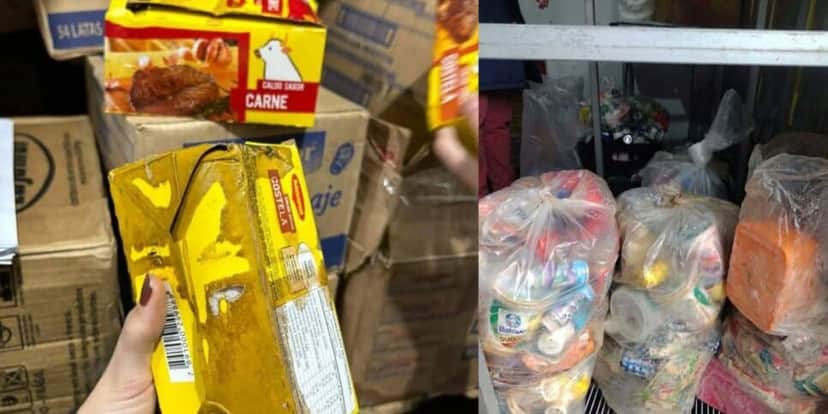 Alimentos encontrados de forma irregular e contaminados (Foto Reprodução/Montagem/TV Foco/MPRS) Alimentos encontrados de forma irregular e contaminados (Foto Reprodução/Montagem/TV Foco/MPRS)