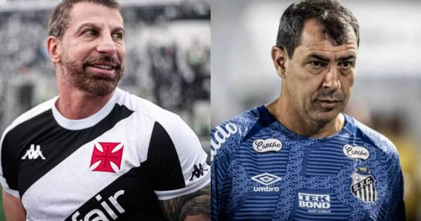 Carille em êxtase: Pedrinho arma 3 reforços para o Vasco em 2025 (Foto: Reprodução/Montagem TV Foco) Carille em êxtase: Pedrinho arma 3 reforços para o Vasco em 2025 (Foto: Reprodução/Montagem TV Foco)