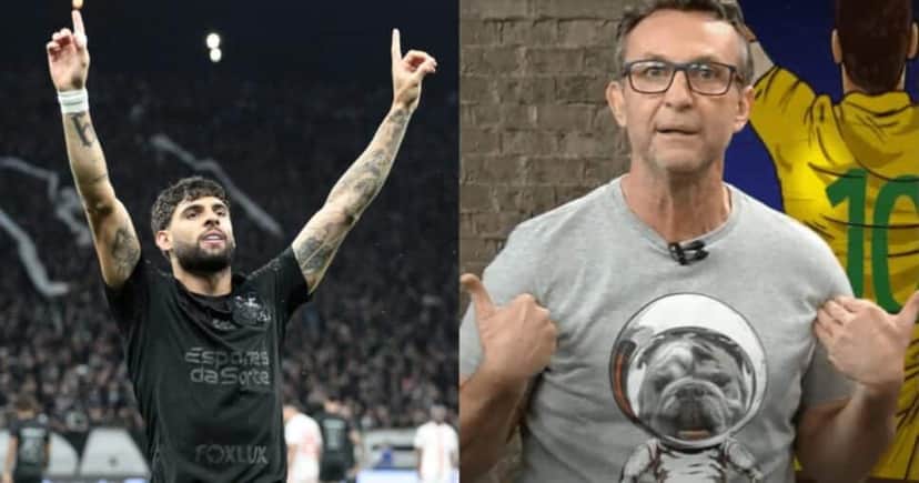 Neto paralisa Donos da Bola com desfecho de Yuri Alberto - (Montagem / TV FOCO) Neto paralisa Donos da Bola com desfecho de Yuri Alberto - (Montagem / TV FOCO)