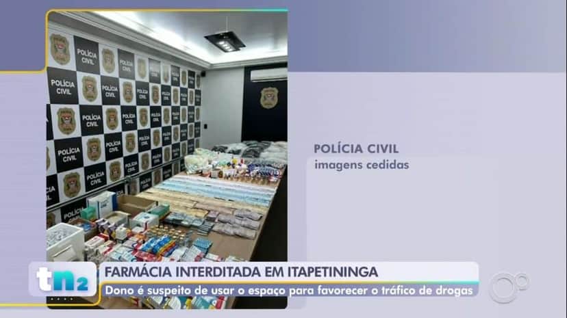 Operação Apotheke realizou a apreensão de medicamentos e anabolizantes (Foto Reprodução/Globoplay) Operação Apotheke realizou a apreensão de medicamentos e anabolizantes (Foto Reprodução/Globoplay)