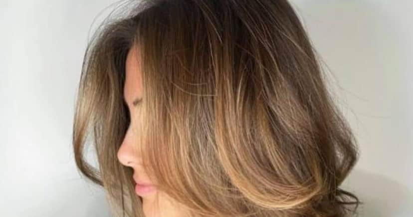 Cabelo com movimento Cabelo com movimento