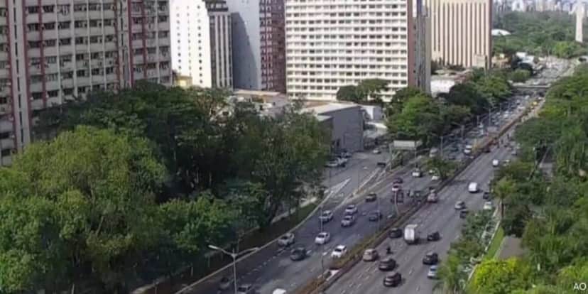 Carros em São Paulo (Foto: Reprodução / Globo) Carros em São Paulo (Foto: Reprodução / Globo)
