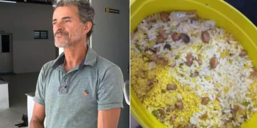 Francisco de Assis Pereira da Costa, de 53 anos, foi preso suspeito de ter preparado o arroz tóxico (Foto Reprodução/Montagem/Globo) Francisco de Assis Pereira da Costa, de 53 anos, foi preso suspeito de ter preparado o arroz tóxico (Foto Reprodução/Montagem/Globo)