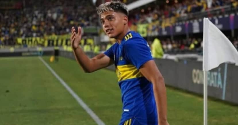 Exequiel Zeballos (Foto: Divulgação/Boca Jrs) Exequiel Zeballos (Foto: Divulgação/Boca Jrs)
