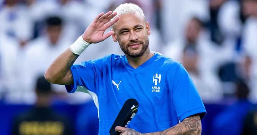 Neymar quando atuava no Al Hilal (Foto: Getty) Neymar quando atuava no Al Hilal (Foto: Getty)