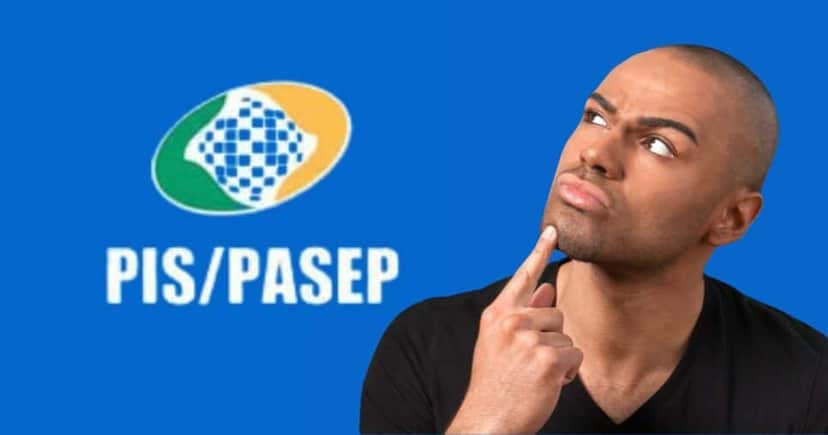 Logo PIS:Pasep e homem pensando (Fotos; Reproduções / Internet / Canva) Logo PIS:Pasep e homem pensando (Fotos; Reproduções / Internet / Canva)