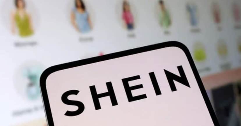 Logo Shein (Foto: Reprodução / Reuters) Logo Shein (Foto: Reprodução / Reuters)