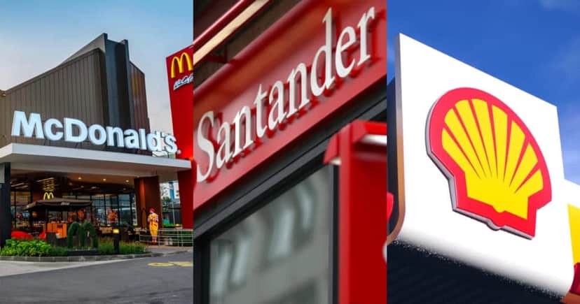 McDonald’s, agência do Santander e posto de gasolina Shell (Foto: Divulgação) McDonald’s, agência do Santander e posto de gasolina Shell (Foto: Divulgação)