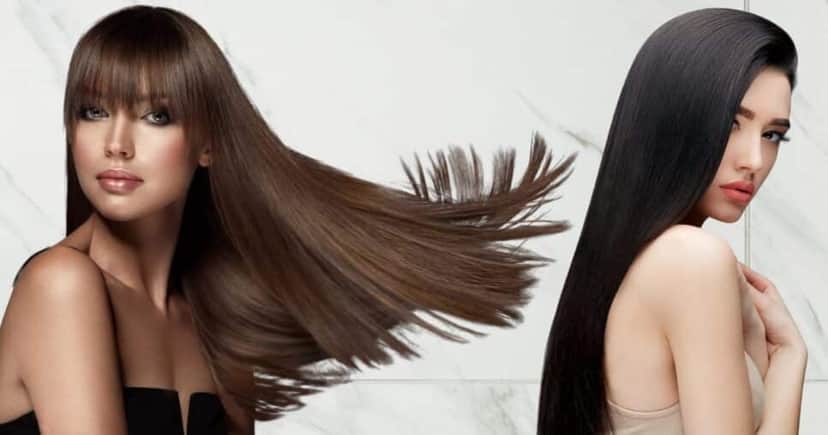 Mulheres com cabelo liso (Fotos: Canva) Mulheres com cabelo liso (Fotos: Canva)
