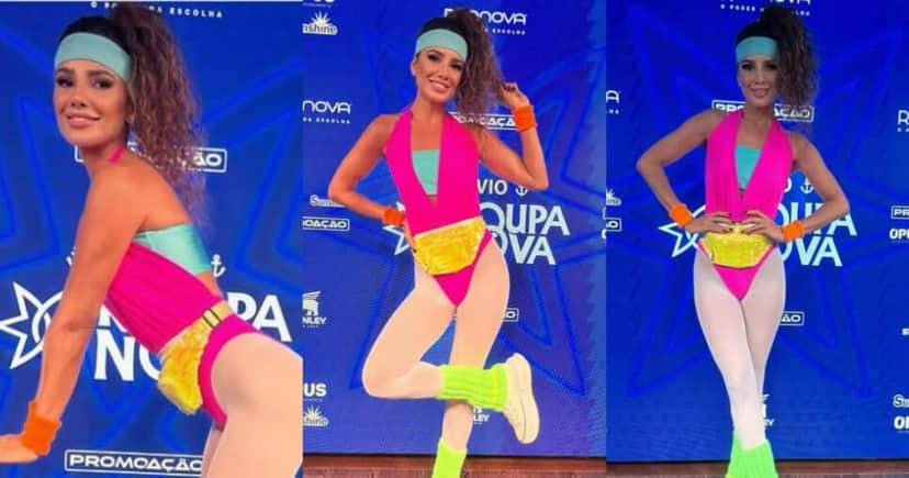 A famosa cantora sertaneja surpreendeu ao aparecer completamente diferente (Foto: Reprodução/Montagem TV Foco)