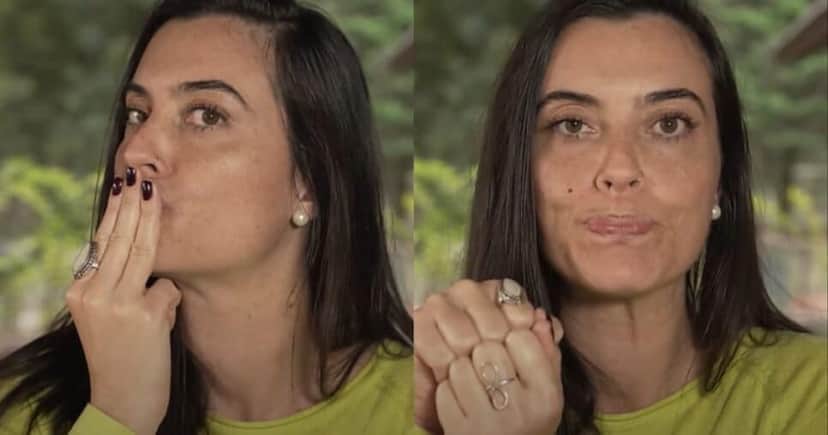Representação dos dois exercícios (Foto: Reprodução/ YouTube - Valentina Alas)