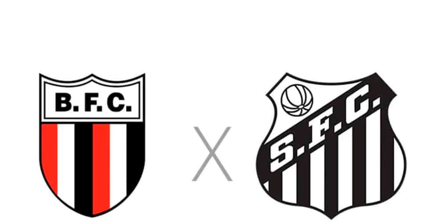Santos X Botafogo-SP (Foto: Reprodução) Santos X Botafogo-SP (Foto: Reprodução)