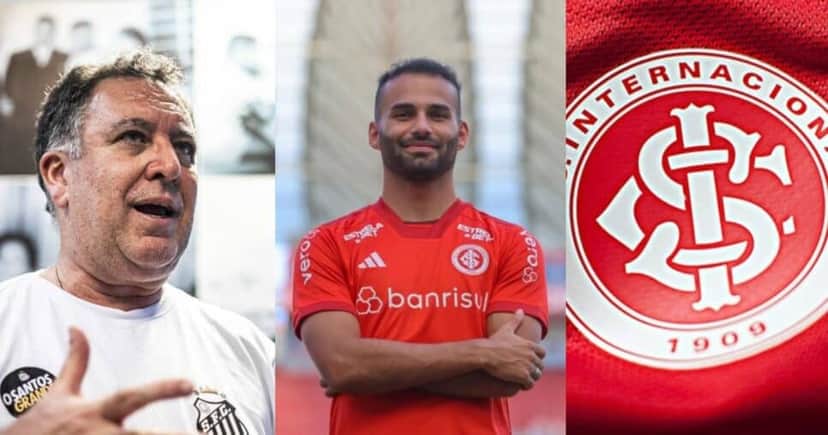 Quentinha do retorno de Thiago Maia no Santos chega no Inter (Reprodução/Montagem TV Foco/Canva/UOL) Quentinha do retorno de Thiago Maia no Santos chega no Inter (Reprodução/Montagem TV Foco/Canva/UOL)