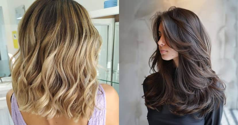 Corte médio e camadas longas (Reprodução/Pinterest)
