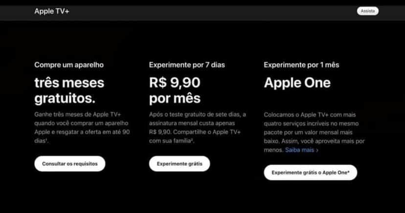 Assinaturas da plataforma (Reprodução/Internet) Assinaturas da plataforma (Reprodução/Internet)