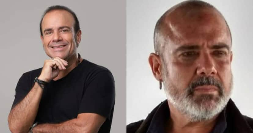 Ator choca ao mostra seus antes e depois na internet (Foto: Reprodução/Montagem TV Foco) Ator choca ao mostra seus antes e depois na internet (Foto: Reprodução/Montagem TV Foco)