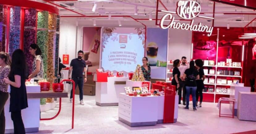 Loja da KitKat Chocolatory - Reprodução: Instagram Loja da KitKat Chocolatory - Reprodução: Instagram