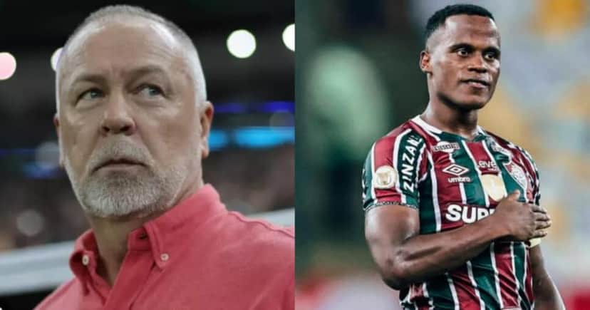 ADEUS de Arias e substituto de Ganso: Mano sofre no Fluminense (Foto: Reprodução/Montagem TV Foco) ADEUS de Arias e substituto de Ganso: Mano sofre no Fluminense (Foto: Reprodução/Montagem TV Foco)