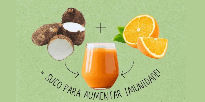Suco de inhame com laranja também aumenta a imunidade (Foto Reprodução/Internet) Suco de inhame com laranja também aumenta a imunidade (Foto Reprodução/Internet)