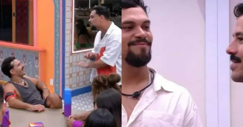 Mateus e Vinicius chamam a atenção dos telespectadores do reality show da Globo (Foto: Reprodução/Montagem) Mateus e Vinicius chamam a atenção dos telespectadores do reality show da Globo (Foto: Reprodução/Montagem)