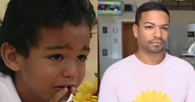 Luís está assim hoje em dia quase 25 anos depois de conhecer Silvio Santos (Foto: Montagem TV Foco) Luís está assim hoje em dia quase 25 anos depois de conhecer Silvio Santos (Foto: Montagem TV Foco)