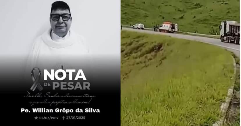 Nota de falecimento (Foto: Montagem TV Foco)