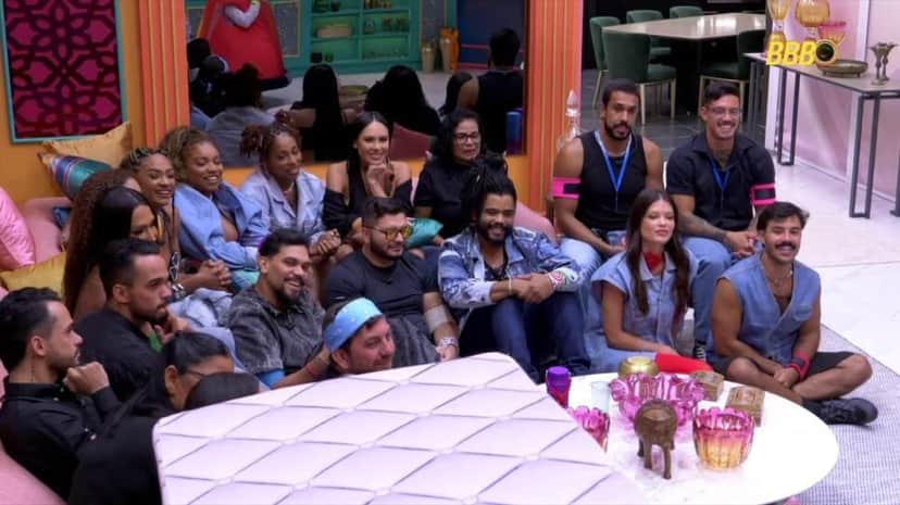 BBB25 definiu seu primeiro paredão da edição e com grande emoção (Foto: Fábio Rocha, Globo)