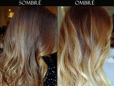 Diferença de sombré para ombré hair (Foto Reprodução/Montagem/YT) Diferença de sombré para ombré hair (Foto Reprodução/Montagem/YT)