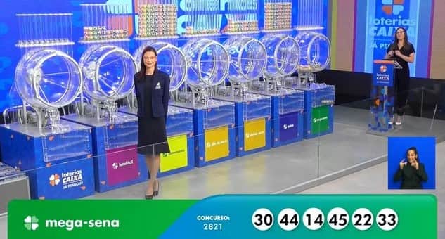 Sorteio da Mega-Sena (Foto: Reprodução / Caixa) 