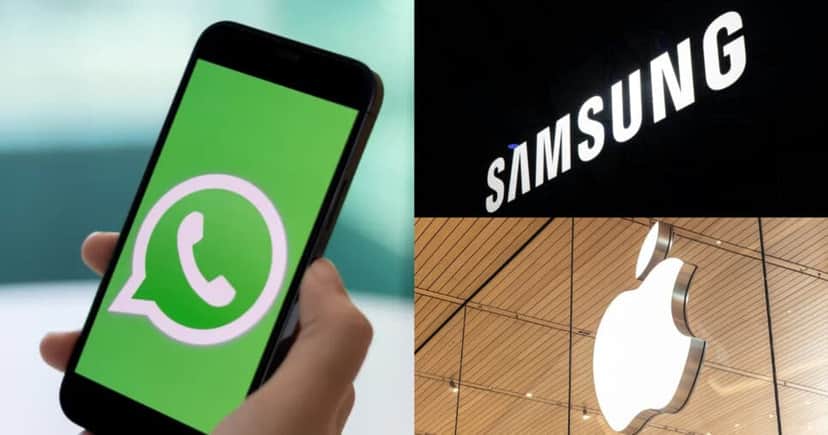 Fim de WhatsApp afeta modelos da Samsung e Apple m 2025 (Foto: Montagem)