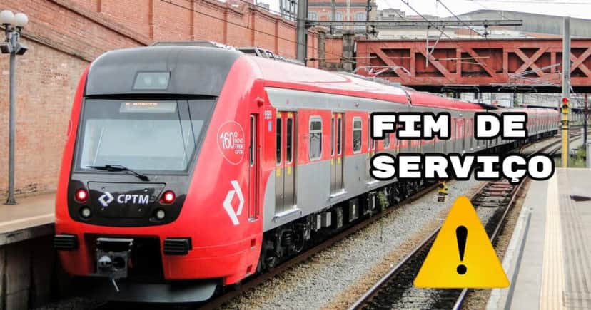 Fim de serviço popular da CPTM (Foto: Montagem) Fim de serviço popular da CPTM (Foto: Montagem)