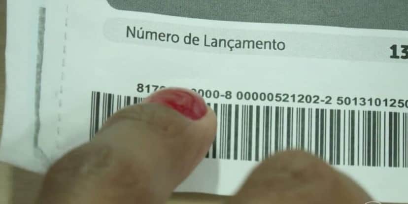 Código de barras (Foto: Reprodução / Globo) Código de barras (Foto: Reprodução / Globo)