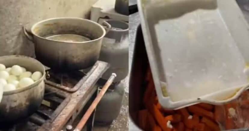 Situação encontrada pela Vigilância Sanitária (Foto Reprodução/Montagem/Tv Foco) Situação encontrada pela Vigilância Sanitária (Foto Reprodução/Montagem/Tv Foco)