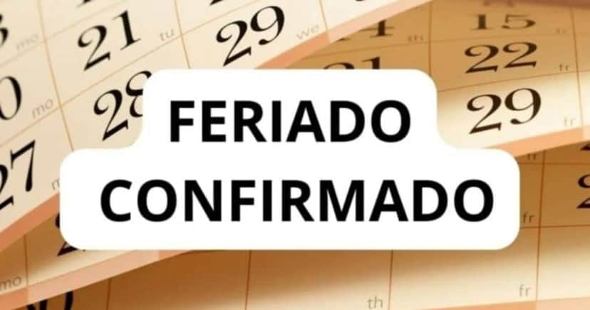 Feriado confirmado em MG - Foto: Internet Feriado confirmado em MG - Foto: Internet