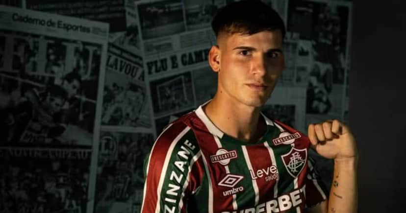 Joaquín Lavega é o novo reforço do Fluminense (Foto: Marcelo Gonçalves/FFC) Joaquín Lavega é o novo reforço do Fluminense (Foto: Marcelo Gonçalves/FFC)