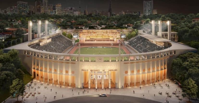 Mercado Livre Arena Pacaembu - (Montagem / TV FOCO) Mercado Livre Arena Pacaembu - (Montagem / TV FOCO)