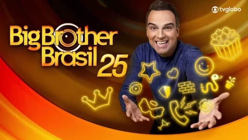 Tadeu Schmidt comanda o BBB25 na Globo (Foto: Reprodução/ Divulgação)