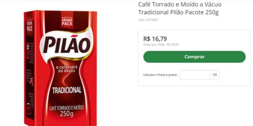 Café por menos de R$20 no Pão de Açúcar (Reprodução: Divulgação) Café por menos de R$20 no Pão de Açúcar (Reprodução: Divulgação)
