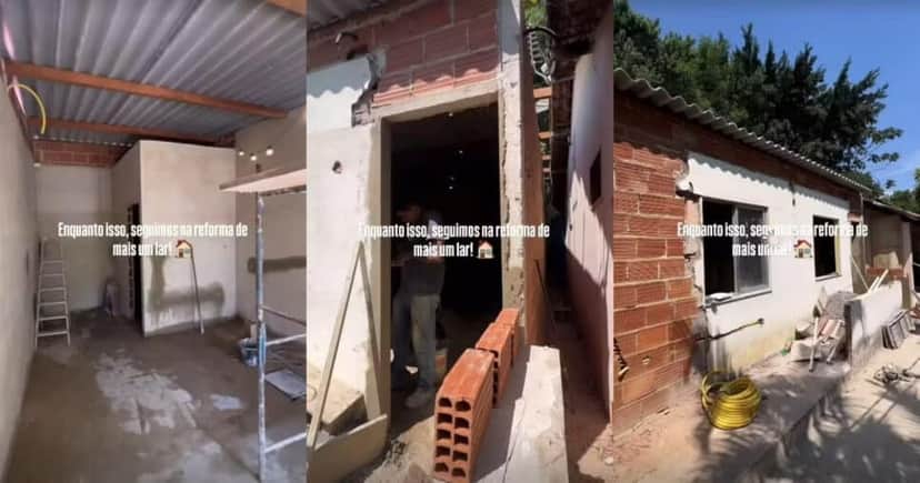 Marcos Oliveira está cada vez mais perto de receber a sua nova casa (Foto: Reprodução/Montagem TV Foco)