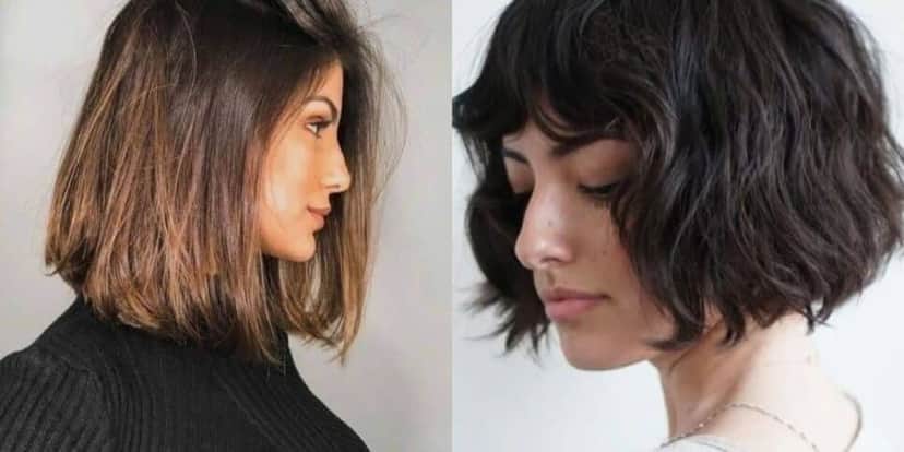 Corte de cabelo Clavicut e French Bob (Reprodução: Montagem TV Foco) Corte de cabelo Clavicut e French Bob (Reprodução: Montagem TV Foco)