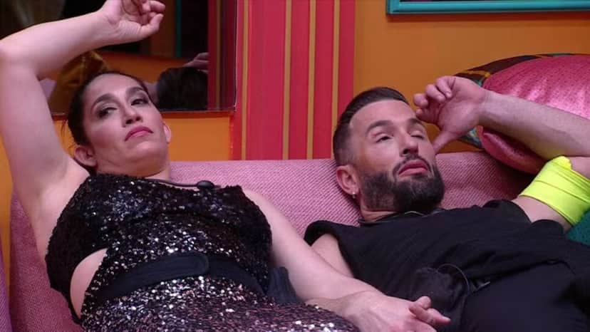Mãe de Santo prevê saída por desistência de Hypólito (Foto: Reprodução/ Globoplay) Mãe de Santo prevê saída por desistência de Hypólito (Foto: Reprodução/ Globoplay)