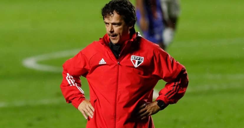 Fernando Diniz quando esteve no comando do São Paulo - (ALEX SILVA/ESTADÃO CONTEÚDO) Fernando Diniz quando esteve no comando do São Paulo - (ALEX SILVA/ESTADÃO CONTEÚDO)