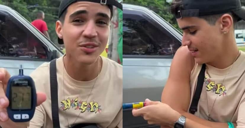 Drico Alves tem diabetes tipo 1 (Foto: Montagem TV Foco) Drico Alves tem diabetes tipo 1 (Foto: Montagem TV Foco)