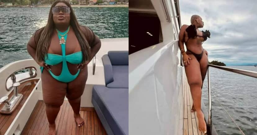 A famosa cantora e política chamou atenção ao mostrar antes e depois (Foto: Reprodução/Montagem TV Foco)