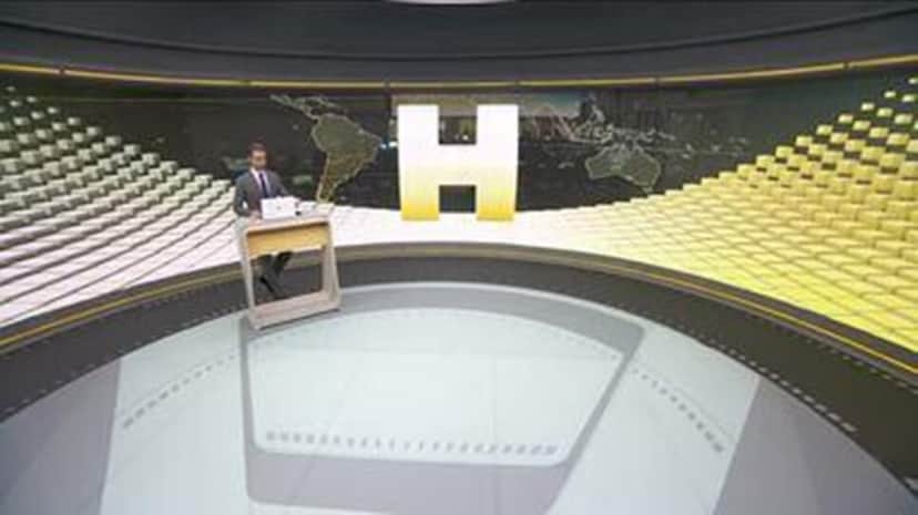 Jornal Hoje em 2025 pe comandado por César Tralli (Foto: Reprodução/ Globoplay)