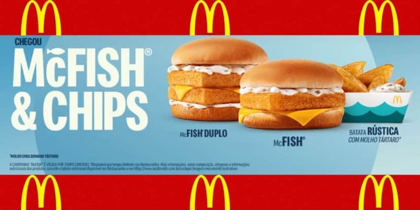 McFish está de volta (Reprodução: McDonald's) McFish está de volta (Reprodução: McDonald's)