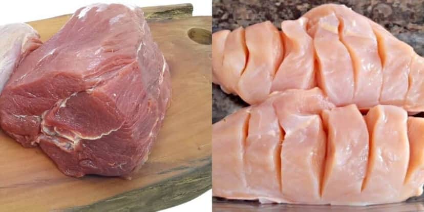 Músculo e peito de frango são algumas das opções (Reprodução: Montagem TV Foco) Músculo e peito de frango são algumas das opções (Reprodução: Montagem TV Foco)