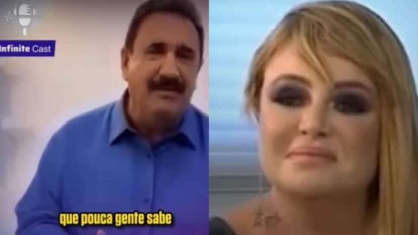 Ex-patrão enaltece a ex-assistente de palco do programa do SBT e a faz cair no choro (Foto: Reprodução/ YouTube/ Corte Infinite Cast/ Montagem) Ex-patrão enaltece a ex-assistente de palco do programa do SBT e a faz cair no choro (Foto: Reprodução/ YouTube/ Corte Infinite Cast/ Montagem)