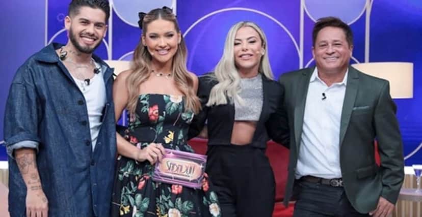 Sabadou com Virginia Fonseca já recebeu marido, sogra e sogro da apresentadora (Foto: Reprodução/ Divulgação, SBT) Sabadou com Virginia Fonseca já recebeu marido, sogra e sogro da apresentadora (Foto: Reprodução/ Divulgação, SBT)